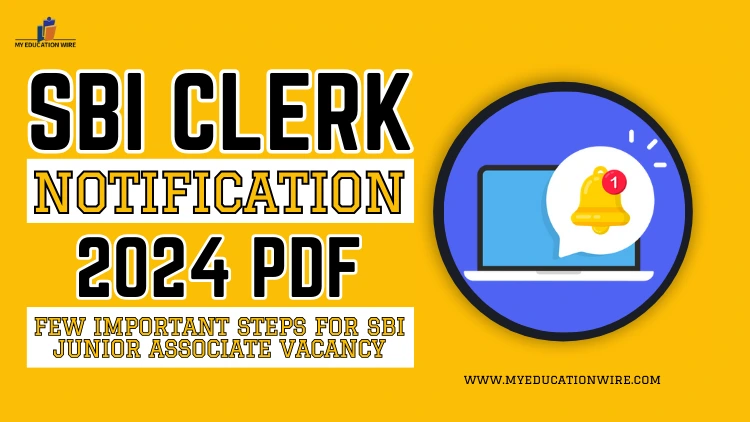 SBI Clerk Notification 2024