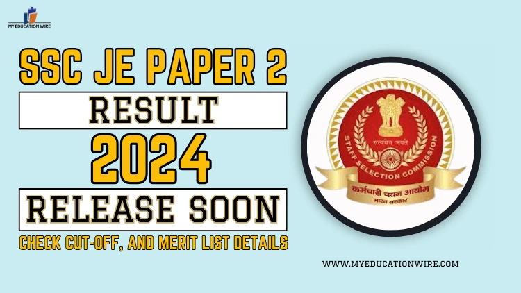 SSC JE Paper 2 Result 2024