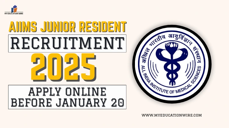 AIIMS Junior Resident Recruitment 2025