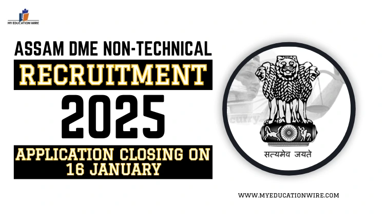 Assam DME Non-Technical Recruitment 2025