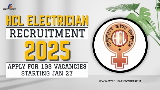 HCL Electrician Recruitment 2025