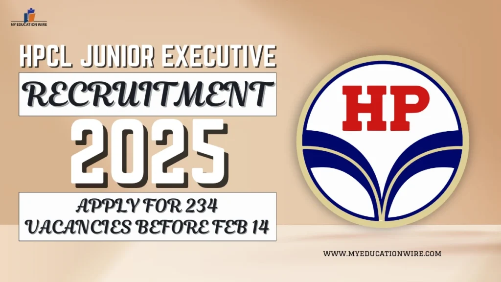 HPCL Junior Executive Recruitment 2025