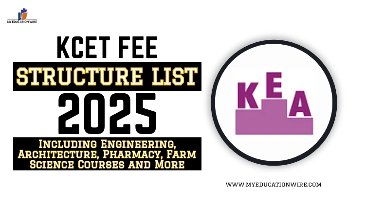 KCET fee Structure list 2025