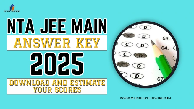 NTA JEE Main Answer Key 2025