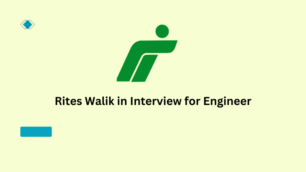 Rites walk in interview for engineer