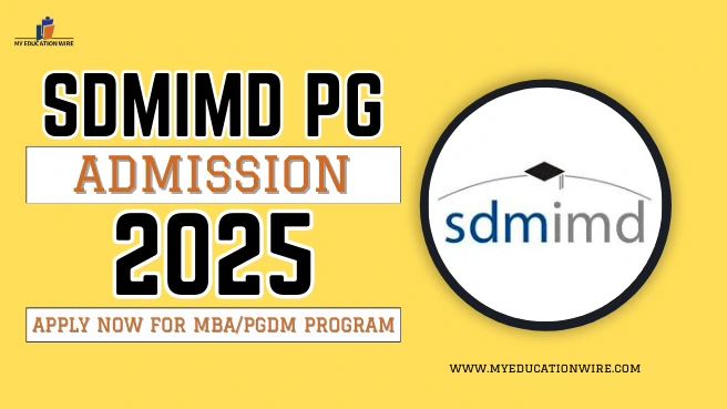 SDMIMD PG Admission 2025