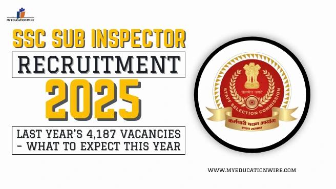 SSC Sub Inspector Recruitment 2025