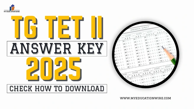 TG TET II Answer Key 2025