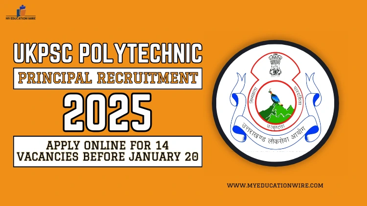 UKPSC Polytechnic Principal Recruitment 2025