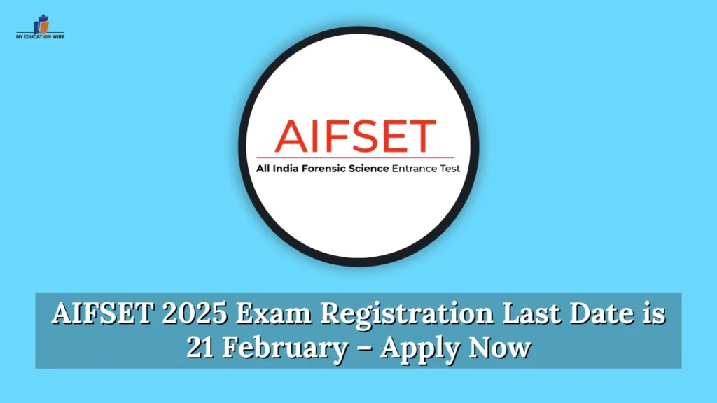 AIFSET 2025 Exam Registration