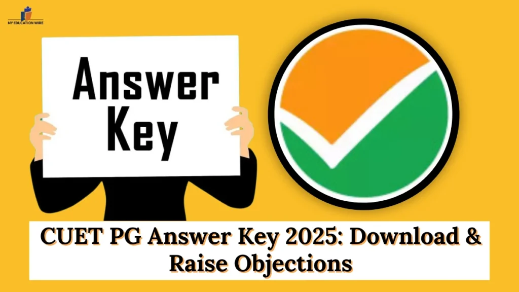 CUET PG Answer Key 2025