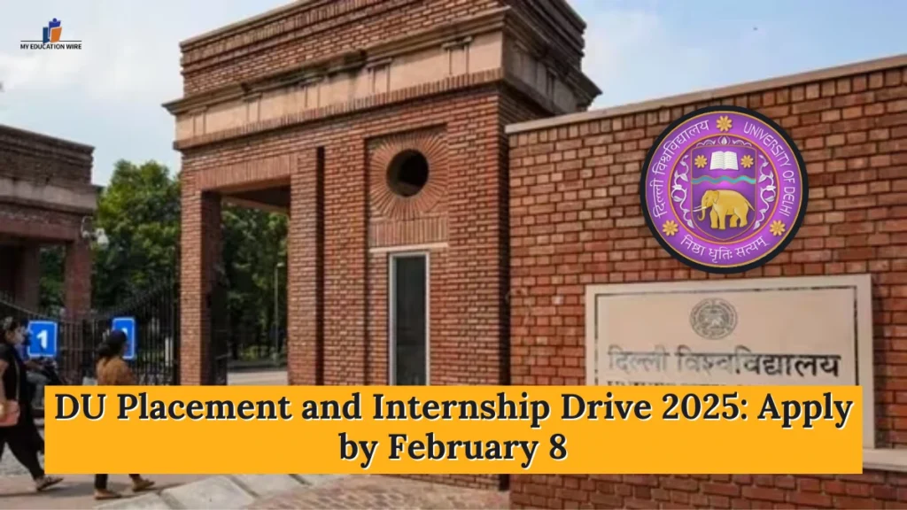 DU Placement and Internship Drive 2025