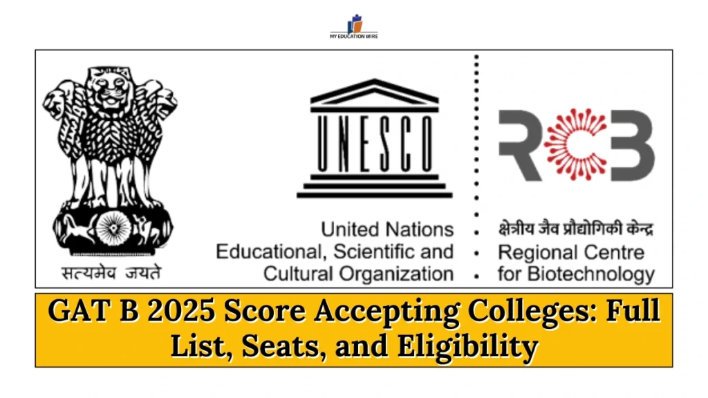 GAT B 2025 Score Accepting Colleges