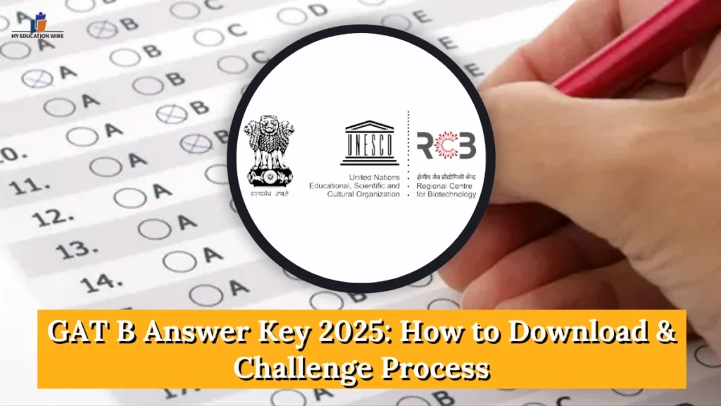 GAT B Answer Key 2025