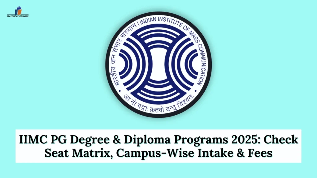 IIMC PG Degree and Diploma Programs 2025