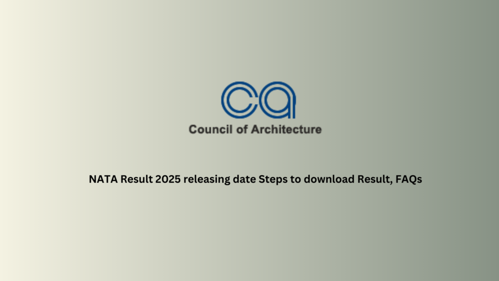 NATA Result 2025 releasing date