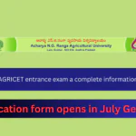 AGRICET entrance exam a complete information