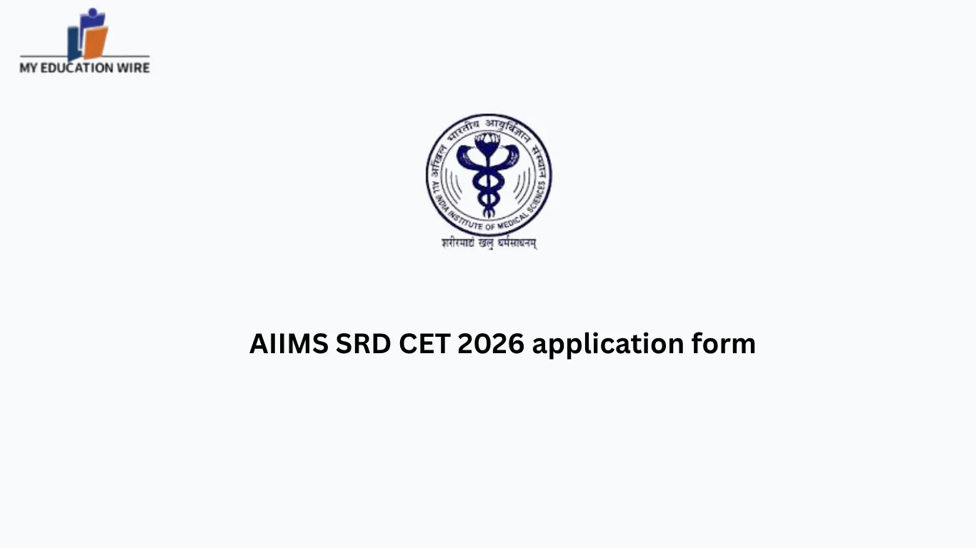 AIIMS SRD CET 2026 application form