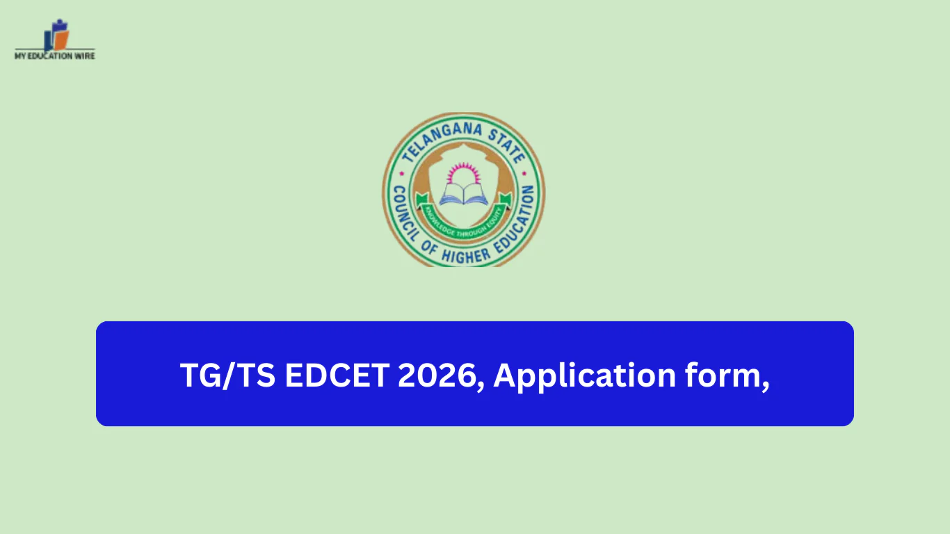TG/TS EDCET 2026, Application form,