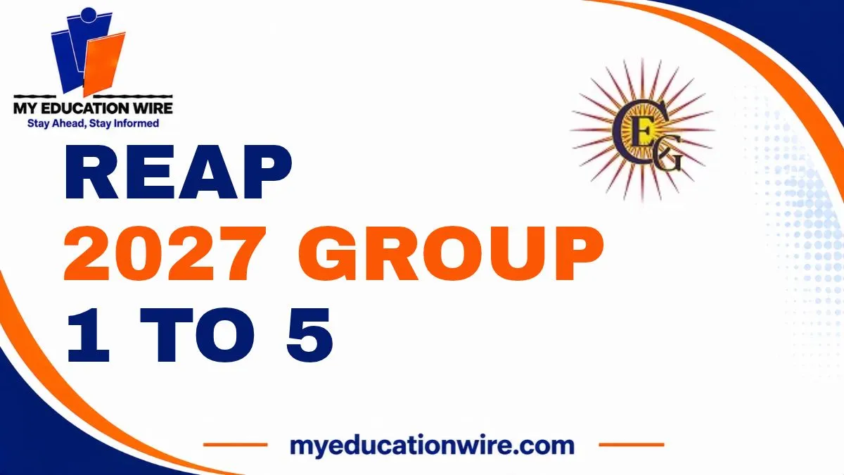 REAP 2027 Group 1 to 5